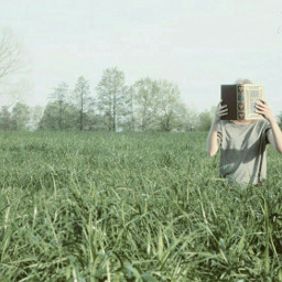 books photography creativeselfie portret grass